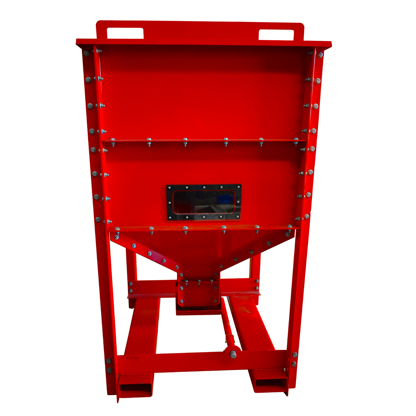 abrasive garnet hopper orange
