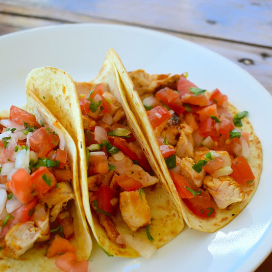 Chicken Tacos with Pico de Gallo