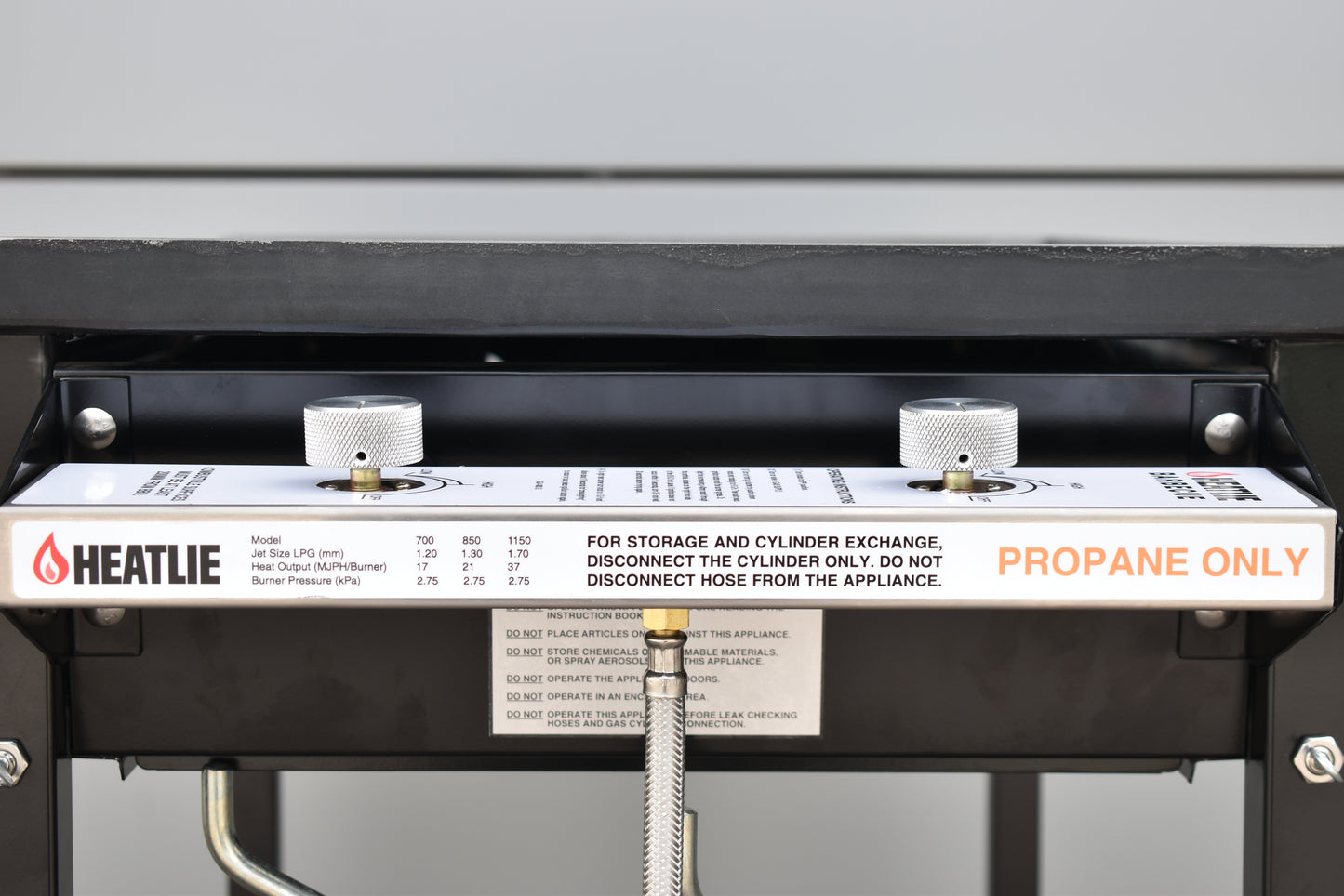heatlie bbq escutcheon panel
