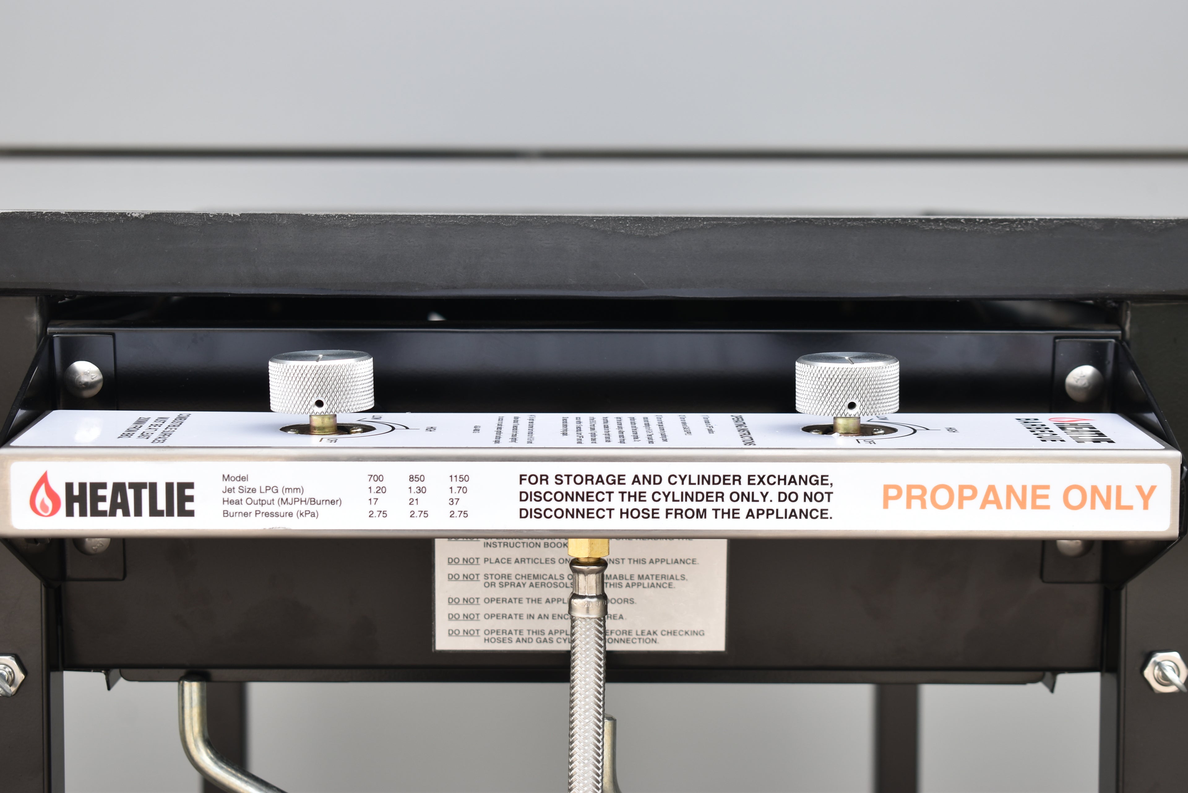 heatlie bbq escutcheon panel