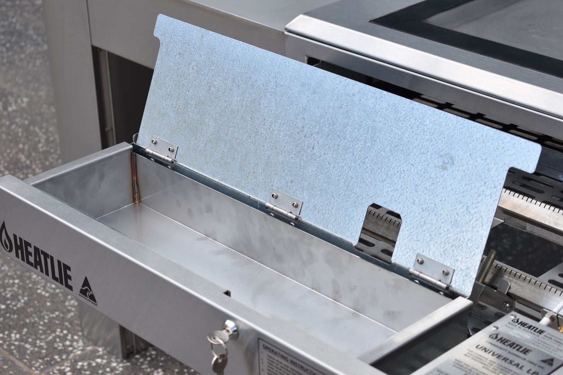 Heatlie COmmunity BBQ fat catcher tray