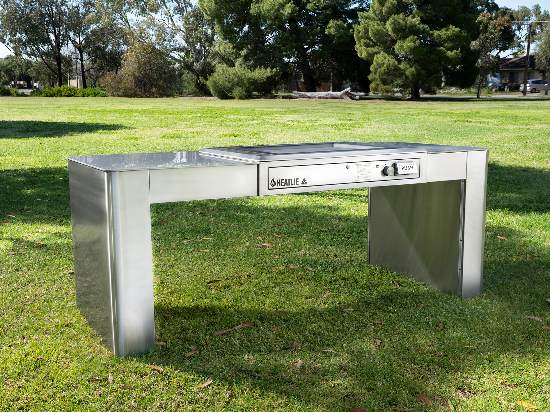 Community BBQ Bench